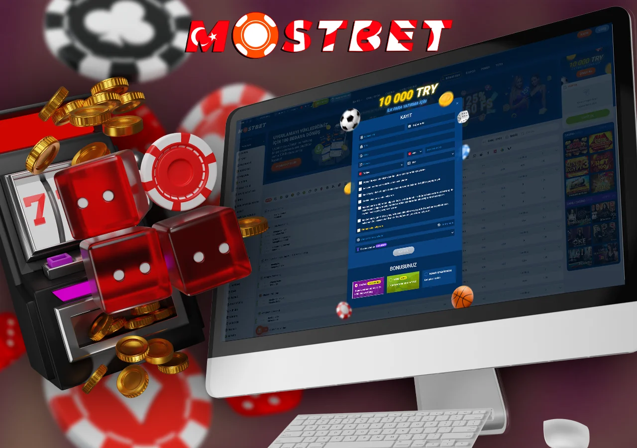 Online casino Mostbet'in resmi sitesine kayıt olun.