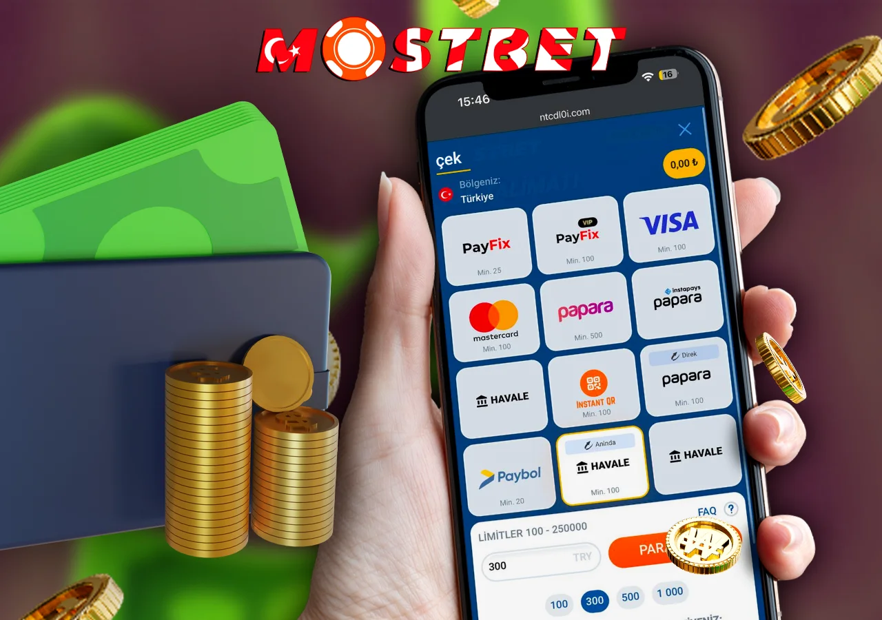 Kazanç elde etmek için Mostbet'ten para çekmenin yolları.
